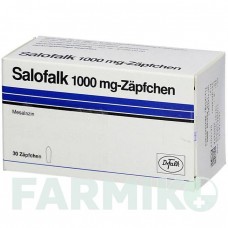 САЛОФАЛЬК (SALOFALK) 1 г супозиторії 30 шт - Месалазин KOHLPHARMA