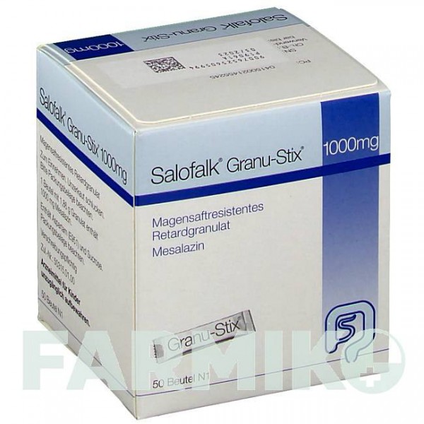 САЛОФАЛЬК (SALOFALK) 1000 мг гранулы 50 шт - Месалазин DR.FALK PHARMA
