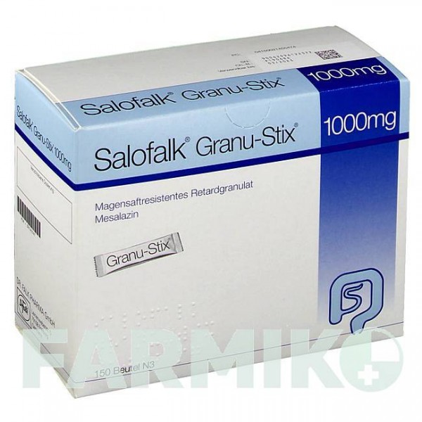 САЛОФАЛЬК (SALOFALK) 1000 мг гранули 150 шт - Месалазин DR.FALK PHARMA