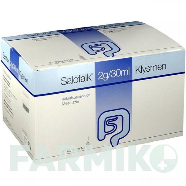САЛОФАЛЬК (SALOFALK) 2 г/30 мл суспензія 21 шт - Месалазин DR.FALK PHARMA