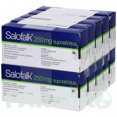 САЛОФАЛЬК (SALOFALK) 250 супозиторії 30 шт - Месалазин EMRA-MED