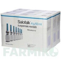 САЛОФАЛЬК (SALOFALK) 4 г/60 мл суспензия 21 шт - Месалазин AXICORP PHARMA