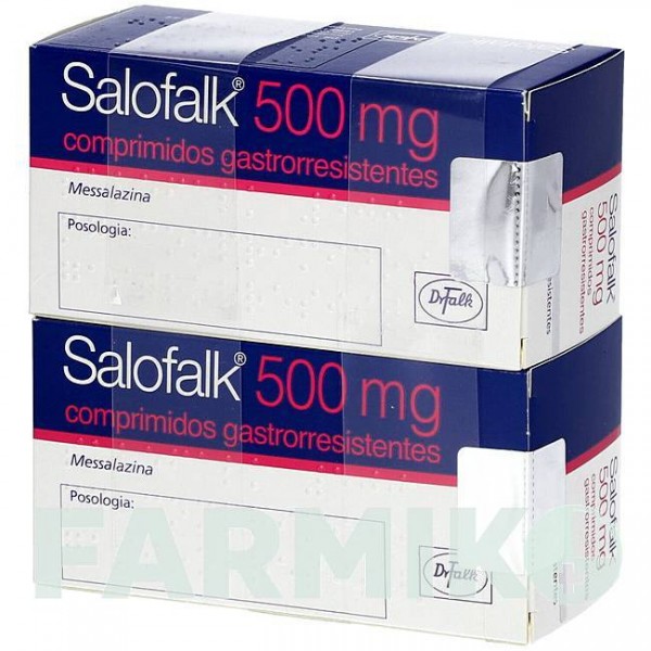 САЛОФАЛЬК (SALOFALK) 500 таблетки 100 шт - Месалазин CC PHARMA