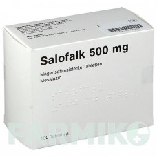 САЛОФАЛЬК (SALOFALK) 500 таблетки 100 шт - Месалазин DOCPHARM