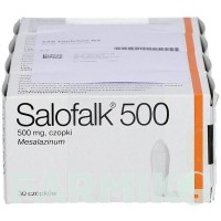 САЛОФАЛЬК (SALOFALK) 500 супозиторії 10 шт - Месалазин EMRA-MED