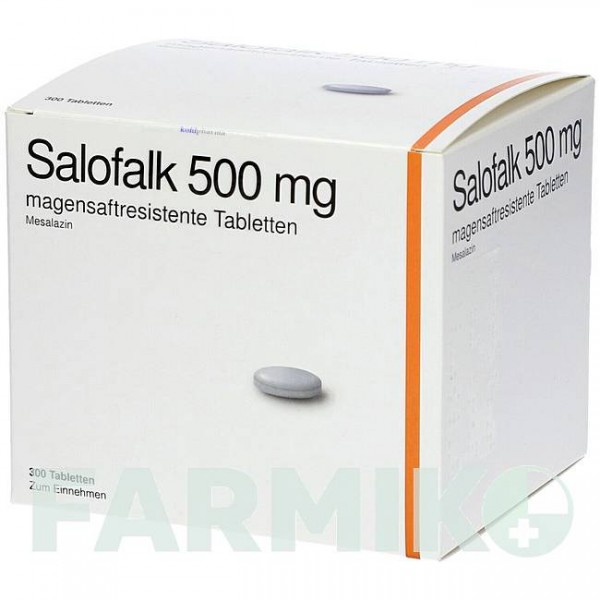 САЛОФАЛЬК (SALOFALK) 500 таблетки 300 шт - Месалазин KOHLPHARMA