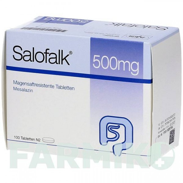 САЛОФАЛЬК (SALOFALK) 500 мг таблетки 300 шт - Месалазин ABACUS MEDICINE