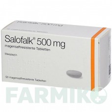 САЛОФАЛЬК (SALOFALK) 500 мг таблетки 50 шт - Месалазин AXICORP PHARMA