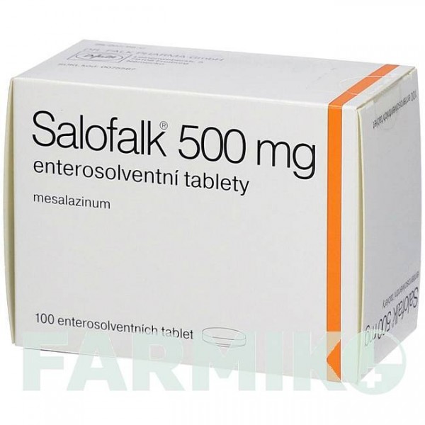 САЛОФАЛЬК (SALOFALK) 500 мг таблетки 100 шт - Месалазин AXICORP PHARMA