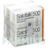 САЛОФАЛЬК (SALOFALK) 500 мг супозиторії 30 шт - Месалазин AXICORP PHARMA