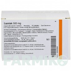 САЛОФАЛЬК (SALOFALK) 500 мг таблетки 50 шт - Месалазин DOCPHARM