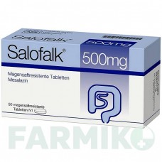 САЛОФАЛЬК (SALOFALK) 500 мг таблетки 100 шт - Месалазин DR.FALK PHARMA