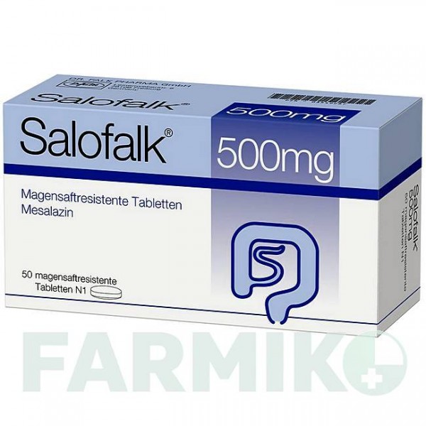 САЛОФАЛЬК (SALOFALK) 500 мг таблетки 300 шт - Месалазин DR.FALK PHARMA