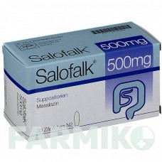 САЛОФАЛЬК (SALOFALK) 500 мг супозиторії 30 шт - Месалазин DR.FALK PHARMA