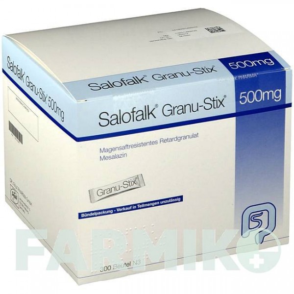 САЛОФАЛЬК (SALOFALK) 500 мг гранулы 300 шт - Месалазин DR.FALK PHARMA