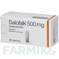 САЛОФАЛЬК (SALOFALK) 500 мг супозиторії 30 шт - Месалазин FD PHARMA