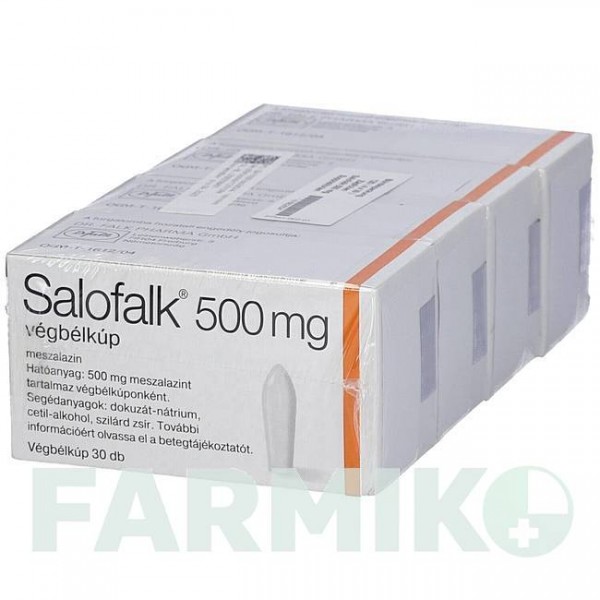 САЛОФАЛЬК (SALOFALK) 500 суппозитории 120 шт - Месалазин ORIFARM