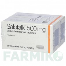 САЛОФАЛЬК (SALOFALK) 500 таблетки 100 шт - Месалазин ORIFARM