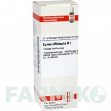 САЛЬВИЯ ОФФИЦИНАЛИС (SALVIA OFFICINALIS) D 1 раствор 20 мл - Гомеопатия DHU