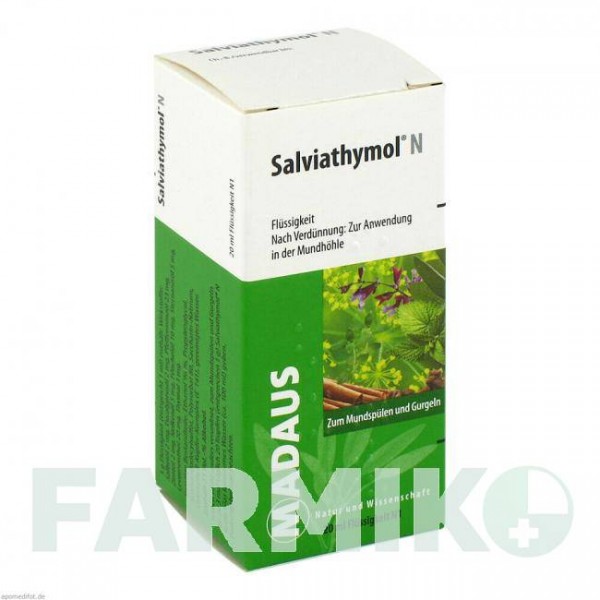 САЛВІАТІМОЛ (SALVIATHYMOL) краплі 20 мл - Рослинні речовини MEDA PHARMA