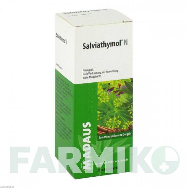САЛВИАТИМОЛ (SALVIATHYMOL) капли 50 мл - Растительные вещества MEDA PHARMA