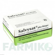 САЛВИСАТ (SALVYSAT) 300 мг таблетки 30 шт - Листья шалфея JOHANNES BURGER YSATFABRIK