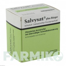 САЛВИСАТ (SALVYSAT) 300 мг таблетки 90 шт - Листья шалфея JOHANNES BURGER YSATFABRIK