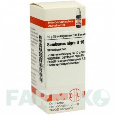 САМБУКУС НИГРА (SAMBUCUS NIGRA) D 10 глобули 10 г - Гомеопатия DHU