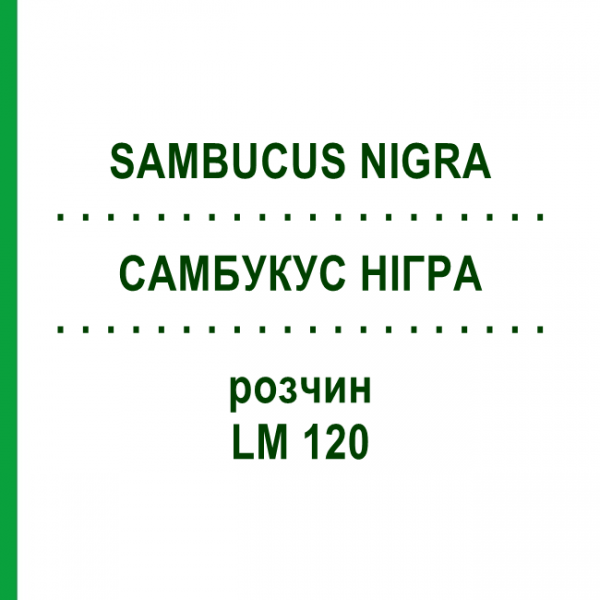 САМБУКУС НИГРА (SAMBUCUS NIGRA) LM 120 раствор 10 мл - Гомеопатия ARCANA DR.SEWERIN