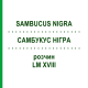 САМБУКУС НИГРА (SAMBUCUS NIGRA) LM XVIII раствор 10 мл - Гомеопатия DHU