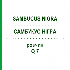 САМБУКУС НИГРА (SAMBUCUS NIGRA) Q 7 раствор 15 мл - Гомеопатия GUDJONS