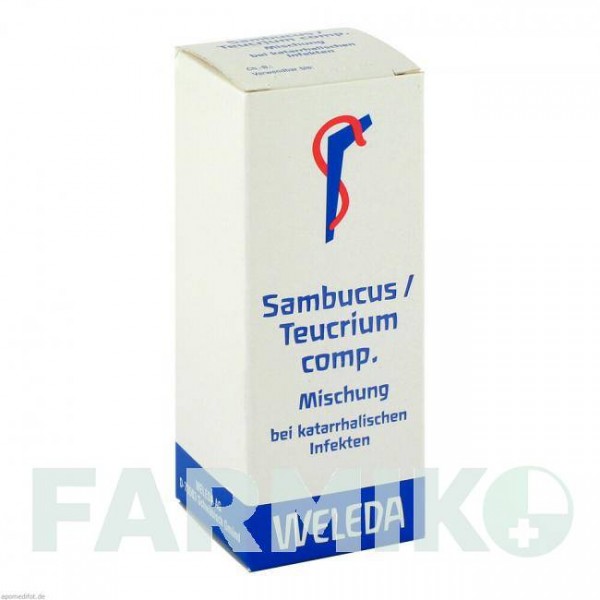 САМБУКУС ТЕУКРИУМ (SAMBUCUS TEUCRIUM) смесь 50 мл - Гомеопатия WELEDA
