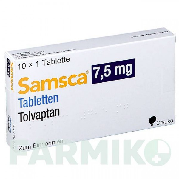 САМСКА (SAMSCA) 7,5 мг таблетки 10 шт - Толваптан OTSUKA