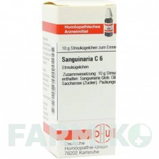 САНГВИНАРИЯ (SANGUINARIA) C 6 глобули 10 г - Гомеопатия DHU