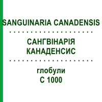 САНГВІНАРІЯ КАНАДЕНСИС (SANGUINARIA CANADENSIS) C 1000 глобули 0,5 г - Гомеопатія GUDJONS