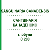САНГВІНАРІЯ КАНАДЕНСИС (SANGUINARIA CANADENSIS) C 200 глобули 1,5 г - Гомеопатія GUDJONS