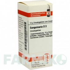 САНГВИНАРИЯ (SANGUINARIA) D 3 глобули 10 г - Гомеопатия DHU