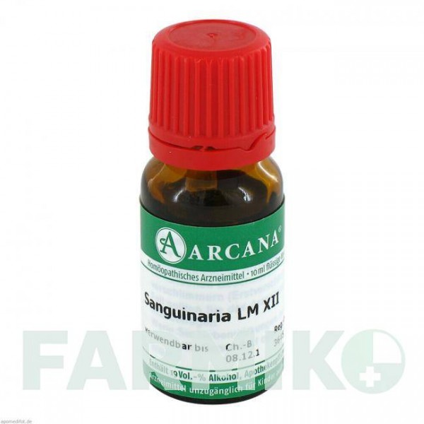 САНГВИНАРИЯ (SANGUINARIA) LM 12 раствор 10 мл - Гомеопатия ARCANA DR.SEWERIN