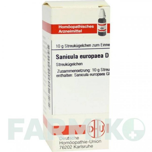 САНИКУЛА ЕВРОПЕА (SANICULA EUROPAEA) D 12 глобули 10 г - Гомеопатия DHU