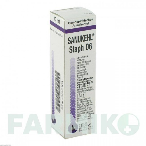 САНУКЕЛЬ (SANUKEHL) D 6 капли 10 мл - Гомеопатия SANUM-KEHLBECK