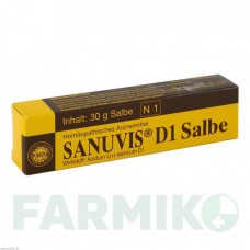 САНУВИС (SANUVIS) D 1 мазь 30 г - Гомеопатия SANUM-KEHLBECK