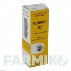 САНУВИС (SANUVIS) D 2 капли 30 мл - Гомеопатия SANUM-KEHLBECK