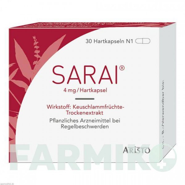 САРАЙ (SARAI) капсулы 30 шт - Плоды целомудренного дерева ARISTO PHARMA