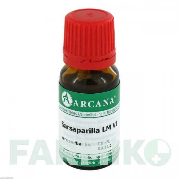 САРСАПАРИЛЛА (SARSAPARILLA) LM 6 раствор 10 мл - Гомеопатия ARCANA DR.SEWERIN
