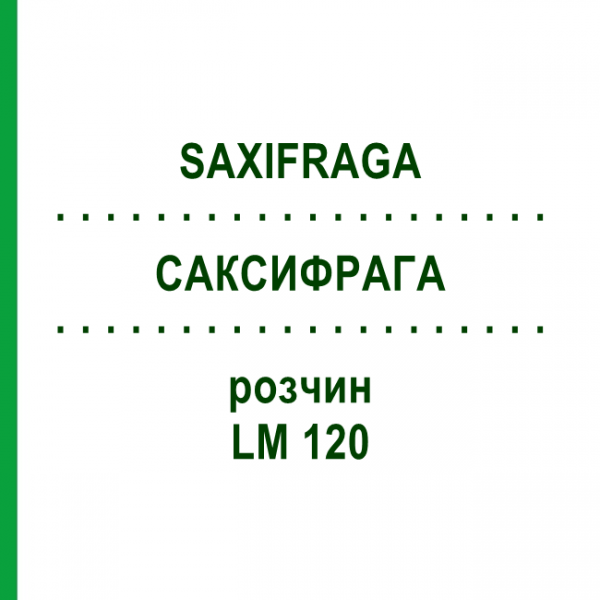 САКСИФРАГА (SAXIFRAGA) LM 120 раствор 10 мл - Гомеопатия ARCANA DR.SEWERIN