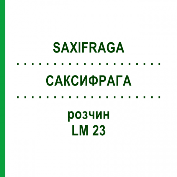 САКСИФРАГА (SAXIFRAGA) LM 23 раствор 10 мл - Гомеопатия ARCANA DR.SEWERIN