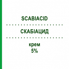 СКАБИАЦИД (SCABIACID) 5% крем 60 г - Перметрин VALETUDO