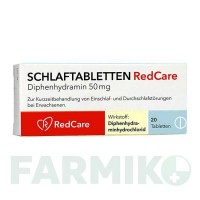 ШЛАФТАБЛЕТЕН (SCHLAFTABLETTEN) 50 мг таблетки 20 шт - Дифенгідрамін FAIRMED HEALTHCARE