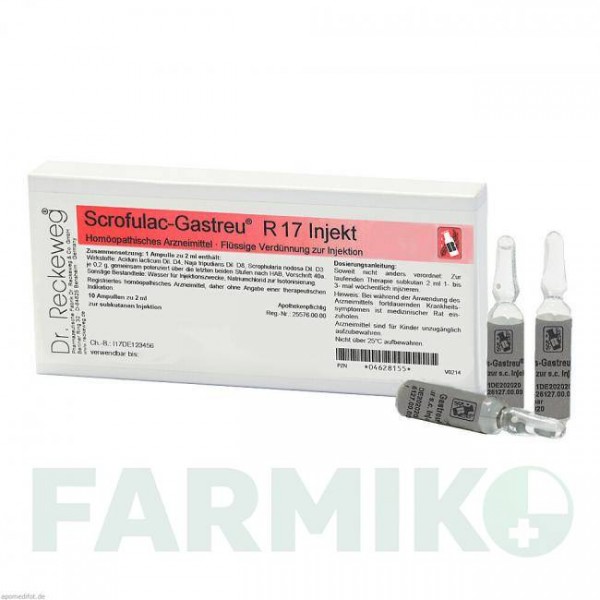 СКРОФУЛАК (SCROFULAC) ампулы 10x2 мл - Гомеопатия DR.RECKEWEG