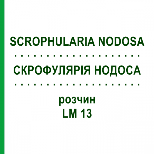 СКРОФУЛЯРИЯ НОДОСА (SCROPHULARIA NODOSA) LM 13 раствор 10 мл - Гомеопатия ARCANA DR.SEWERIN